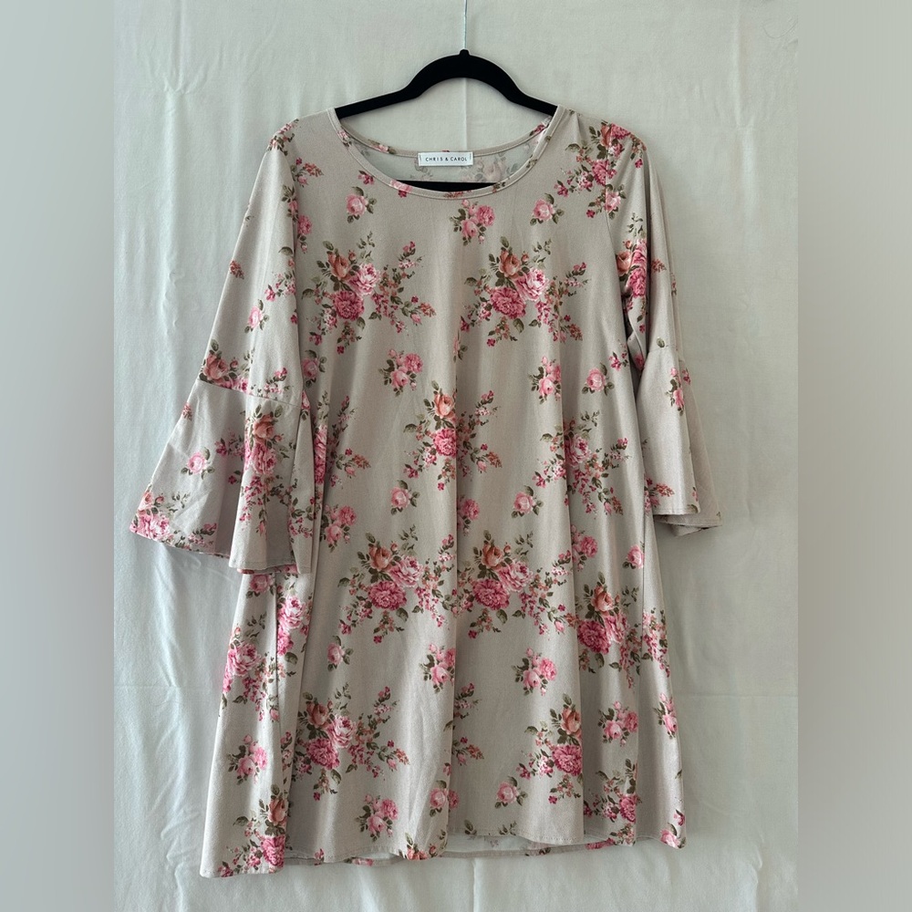 Chris and Carol Floral Tunic Dress